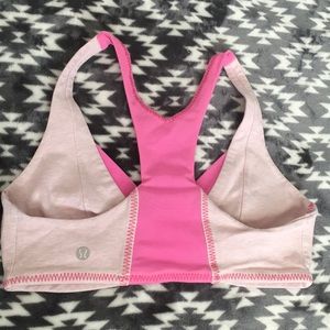 Lululemon Sport Bra Size 6 Pink